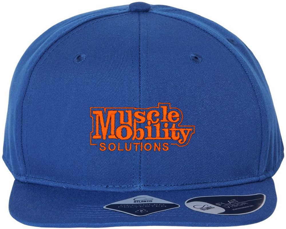 no-logo Atlantis Headwear Sustainable Flat Bill Cap-Apparel-Atlantis Headwear-Thread Logic