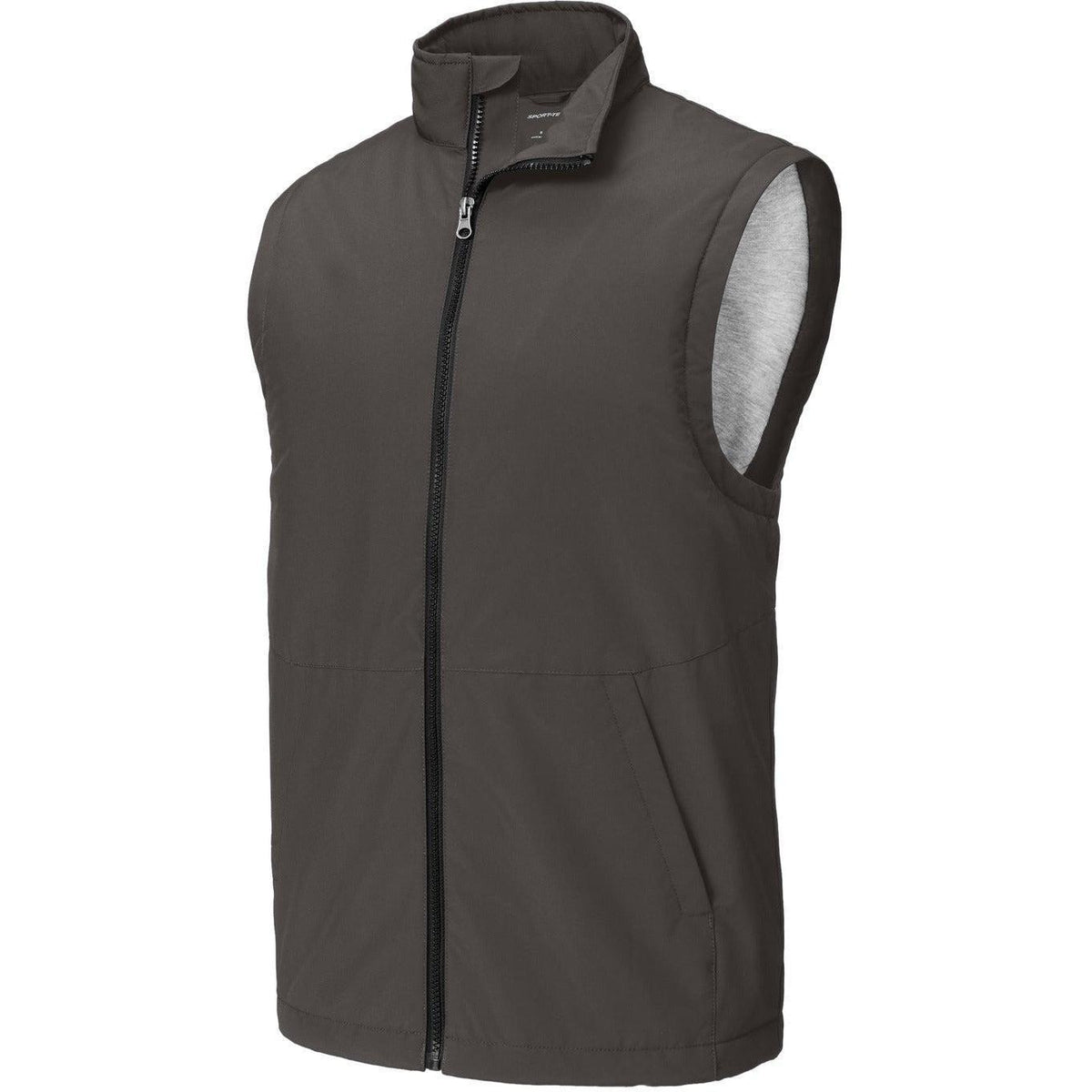 no-logo Sport-Tek Insulated Vest-Sport-Tek-Graphite-XS-Thread Logic
