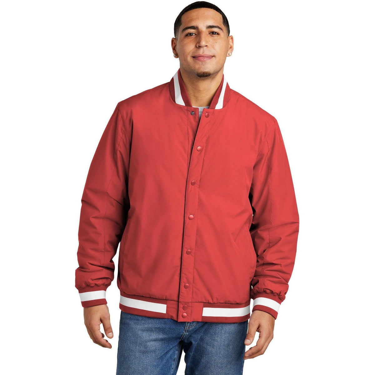 no-logo Sport-Tek Insulated Varsity Jacket-Sport-Tek-Thread Logic