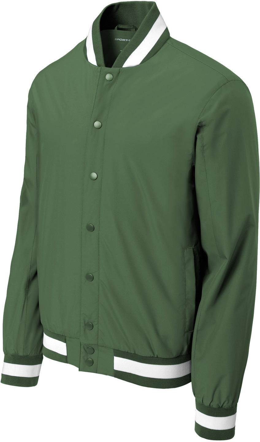 Sport-Tek Insulated Varsity Jacket-Sport-Tek-Forest Green-XS-Thread Logic