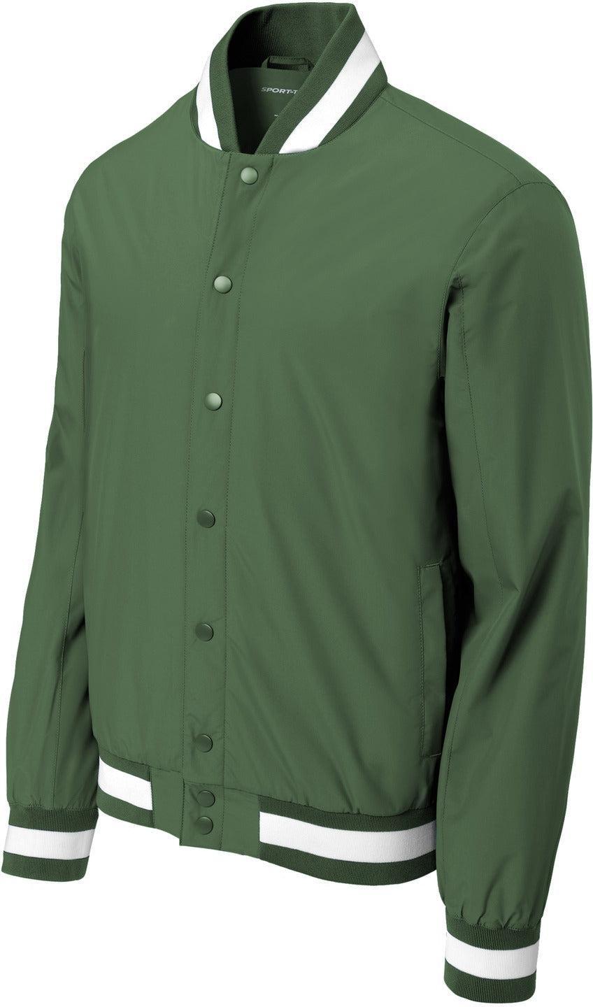 Sport-Tek Insulated Varsity Jacket-Sport-Tek-Forest Green-XS-Thread Logic