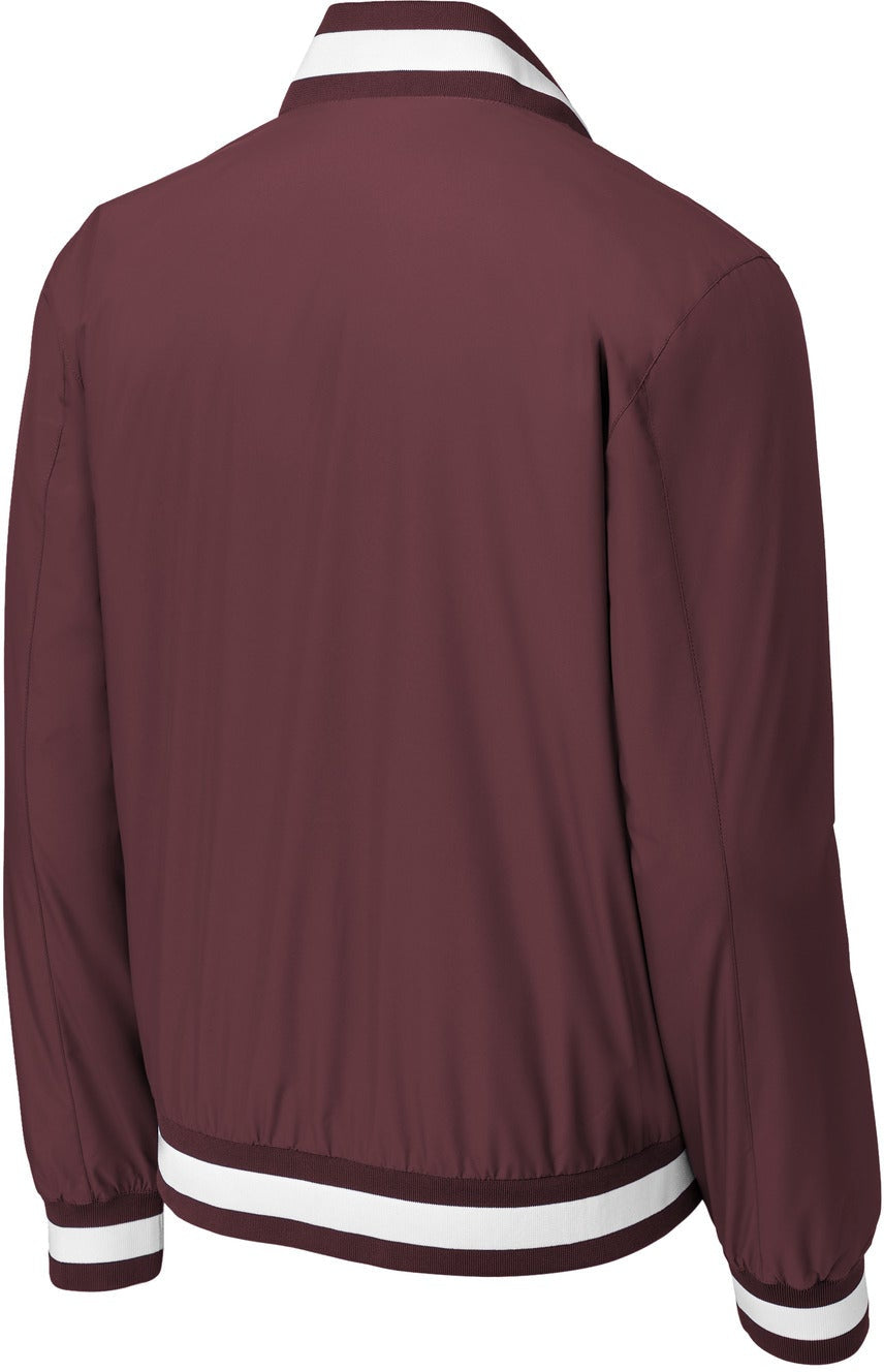 no-logo Sport-Tek Insulated Varsity Jacket-Sport-Tek-Thread Logic