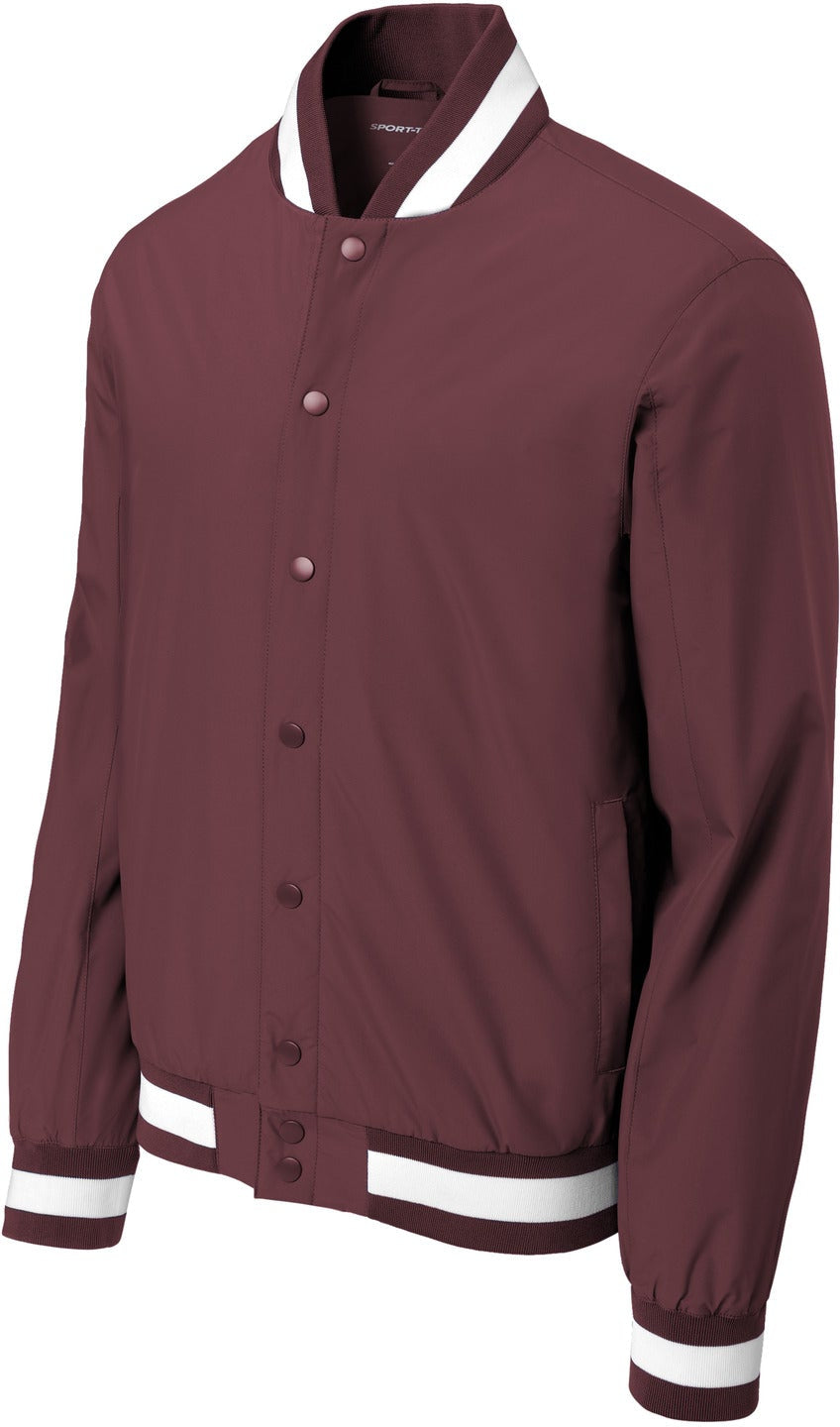 Sport-Tek Insulated Varsity Jacket-Sport-Tek-Maroon-XS-Thread Logic