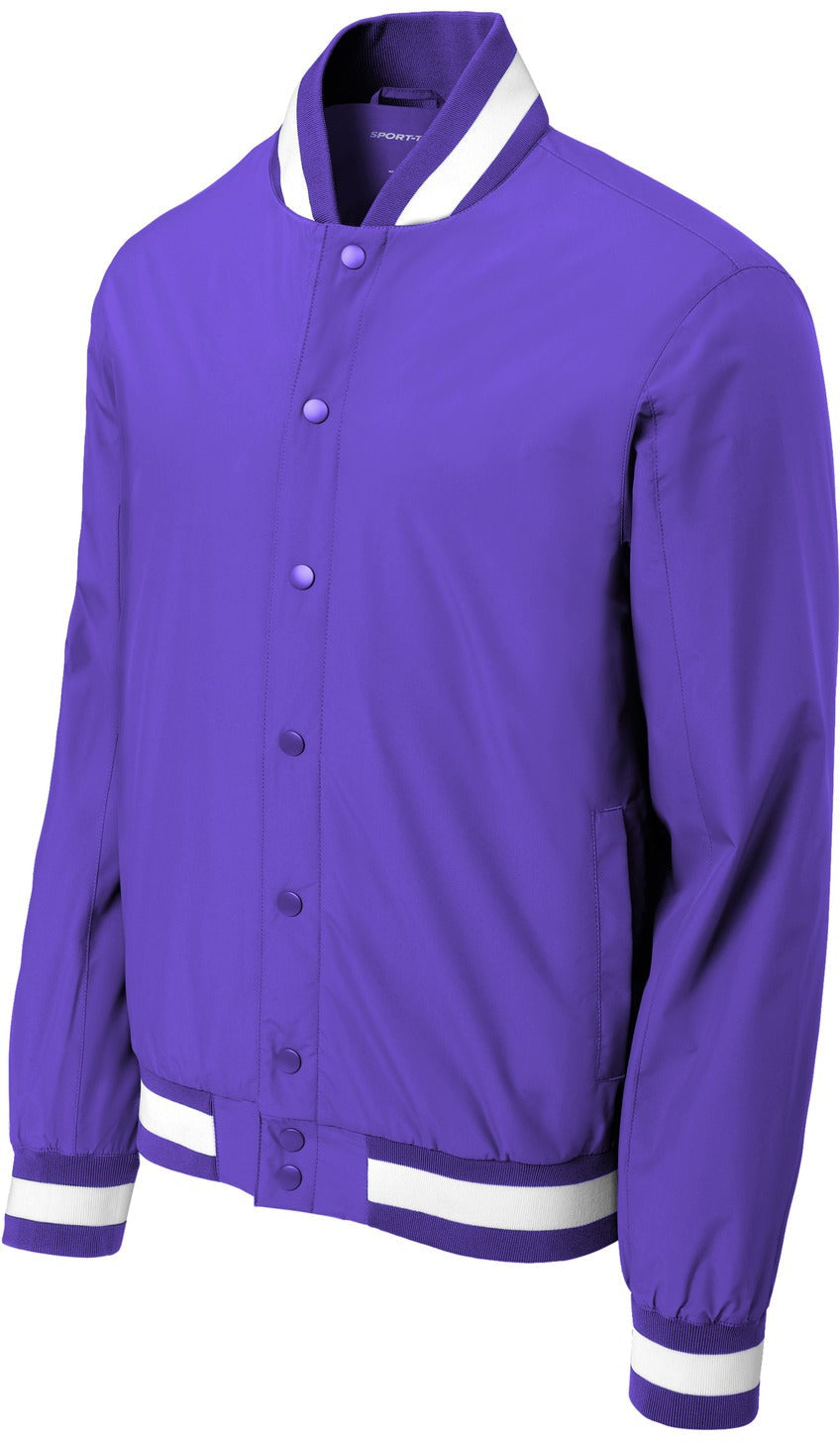 Sport-Tek Insulated Varsity Jacket-Sport-Tek-Purple-XS-Thread Logic
