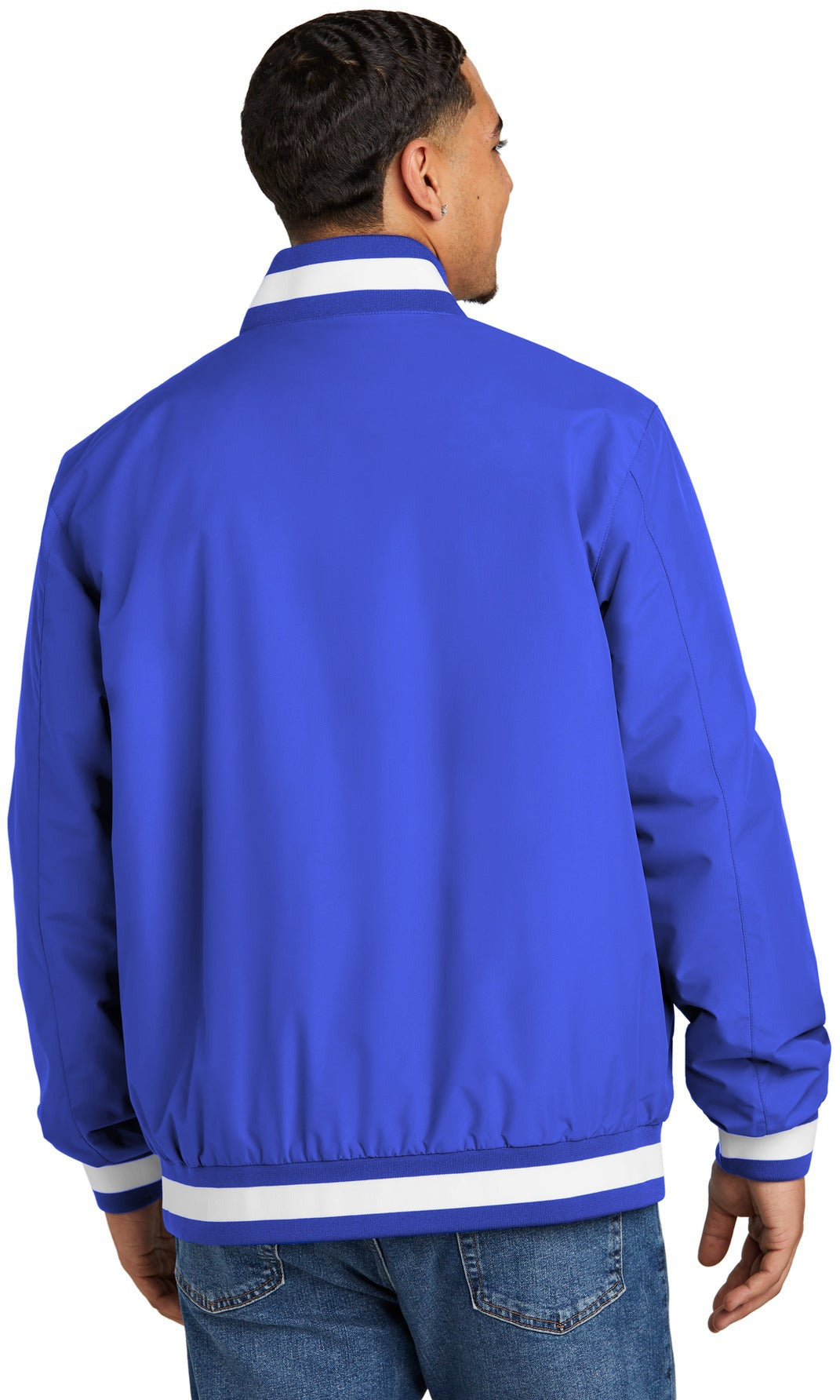 no-logo Sport-Tek Insulated Varsity Jacket-Sport-Tek-Thread Logic