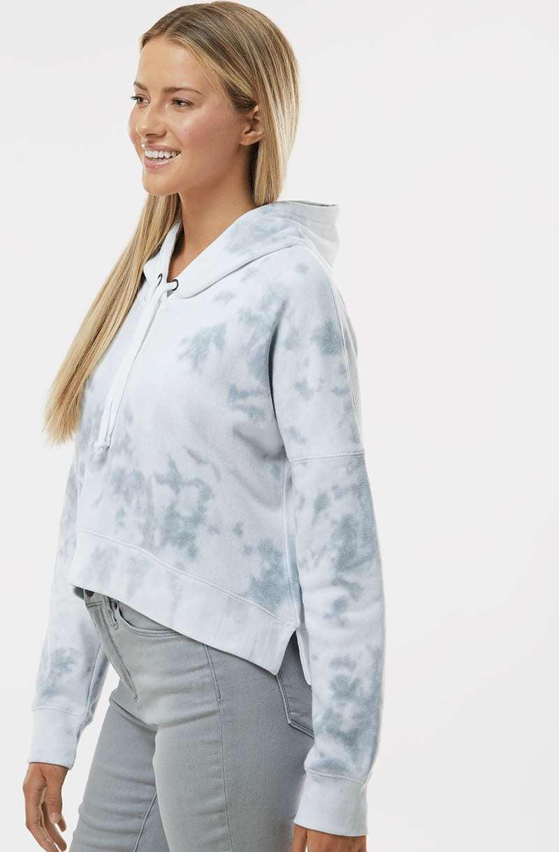 no-logo J. America Ladies Crop Hooded Sweatshirt-J. America-Thread Logic