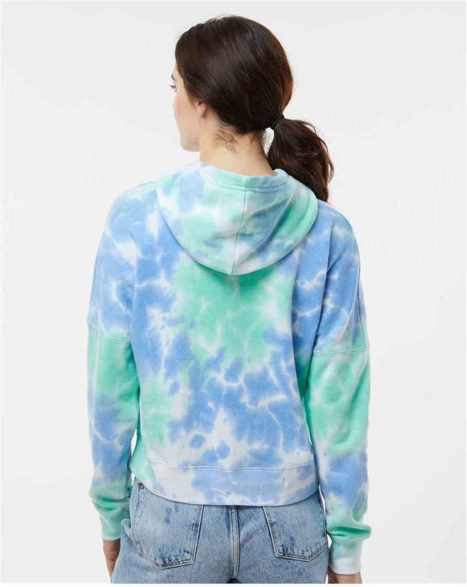 no-logo J. America Ladies Crop Hooded Sweatshirt-J. America-Thread Logic