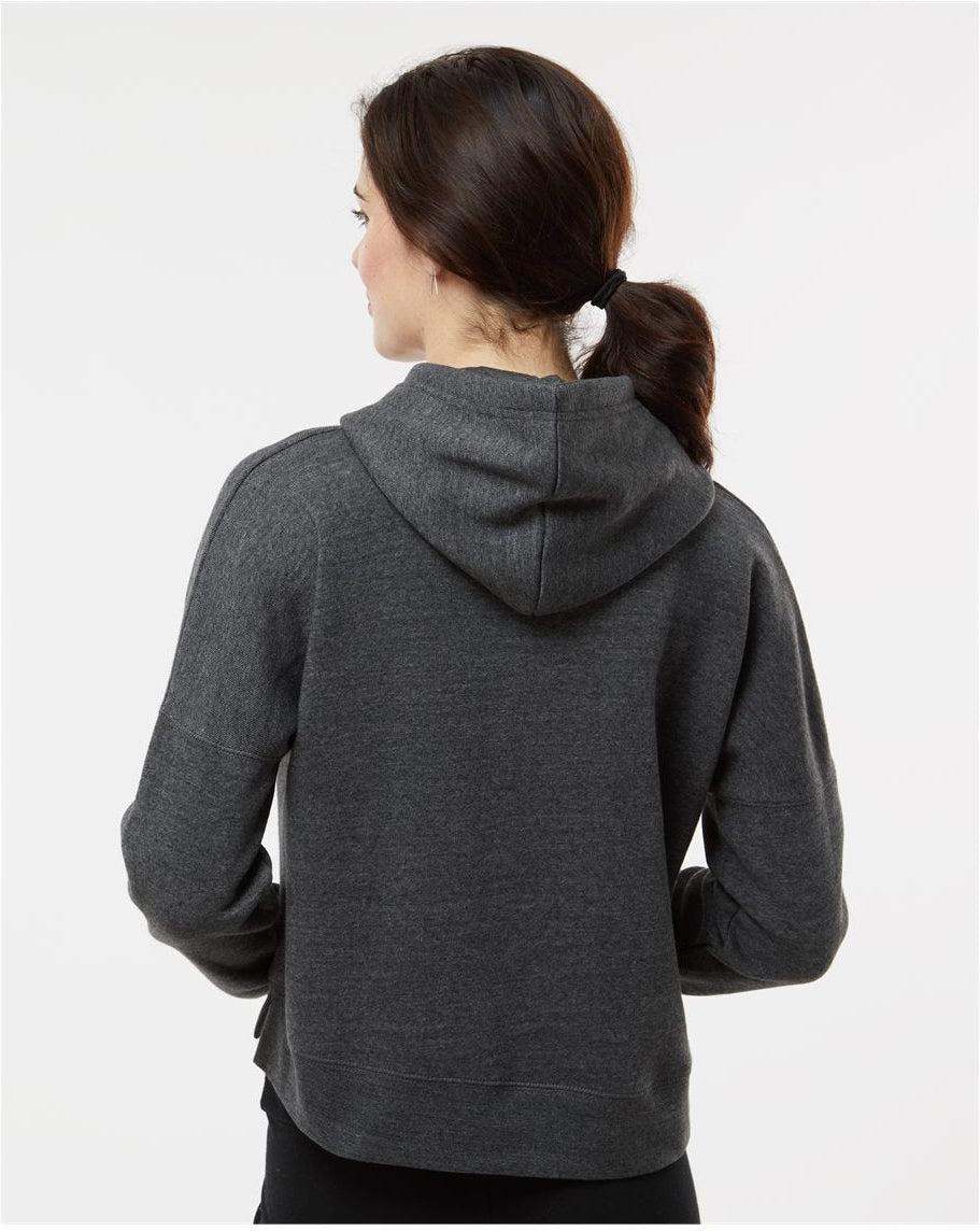 no-logo J. America Ladies Crop Hooded Sweatshirt-J. America-Thread Logic