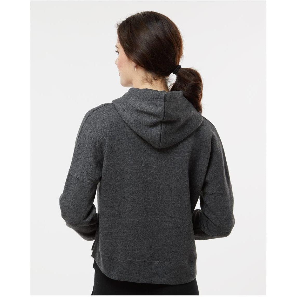 no-logo J. America Ladies Crop Hooded Sweatshirt-J. America-Thread Logic