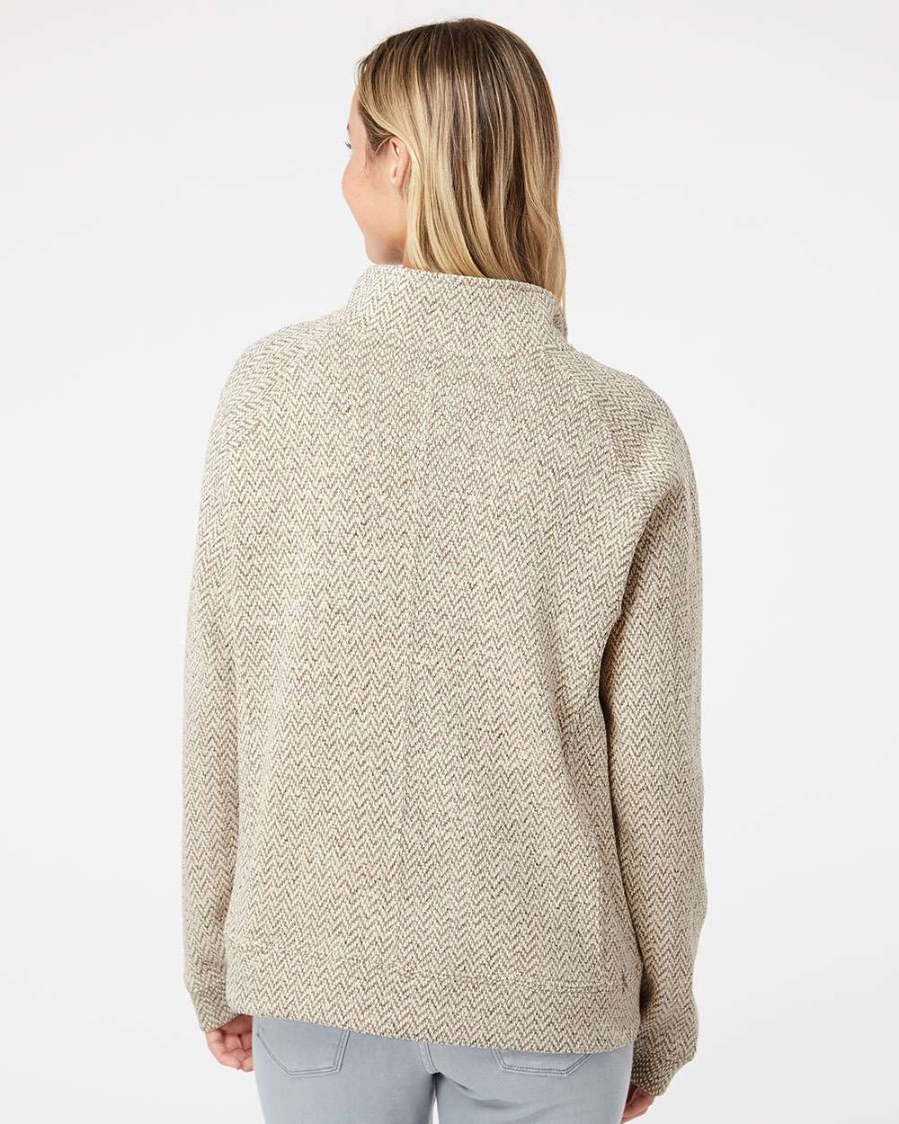 no-logo J. America Ladies Traverse Full-Zip Sweatshirt-Fleece-J. America-Thread Logic