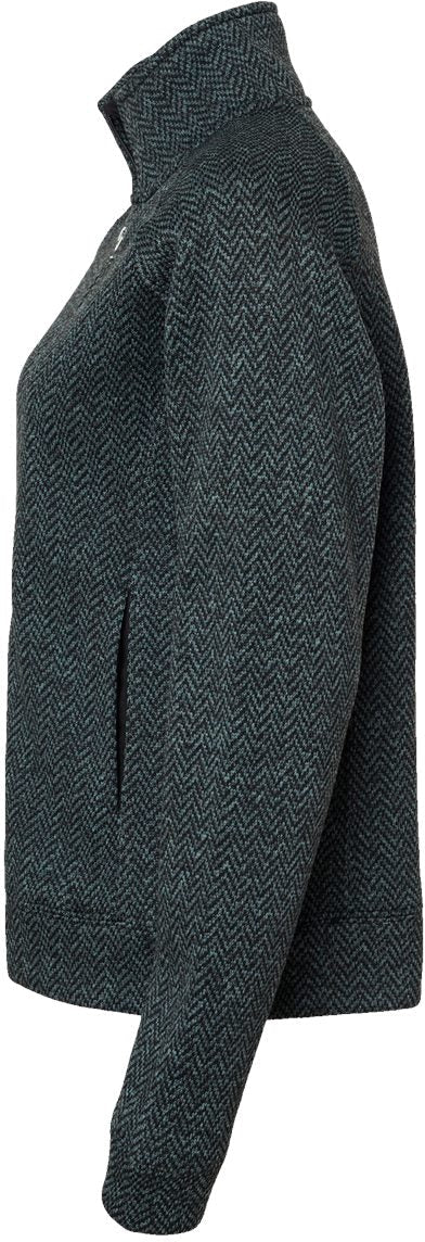 no-logo J. America Ladies Traverse Full-Zip Sweatshirt-Fleece-J. America-Thread Logic