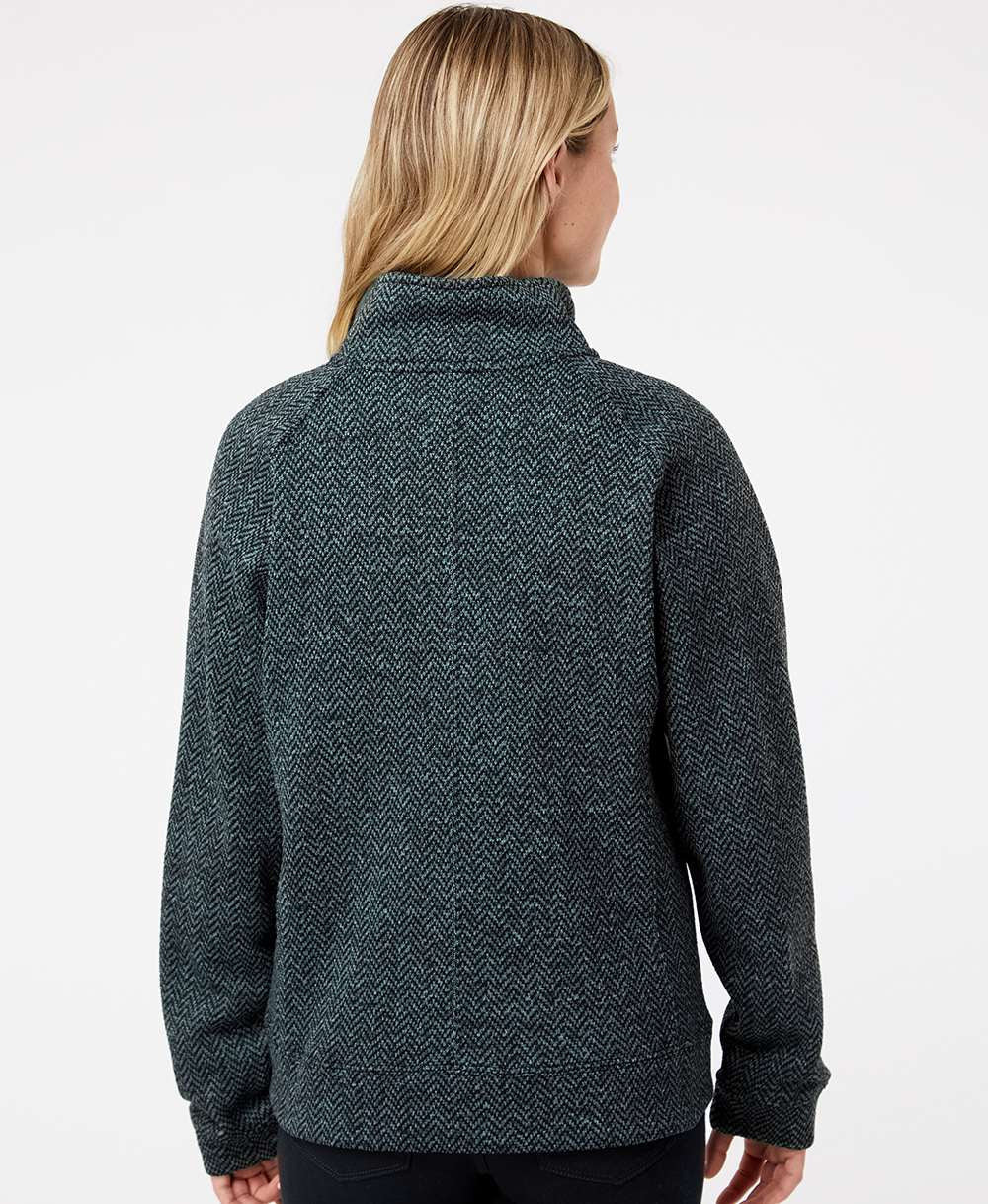 no-logo J. America Ladies Traverse Full-Zip Sweatshirt-Fleece-J. America-Thread Logic