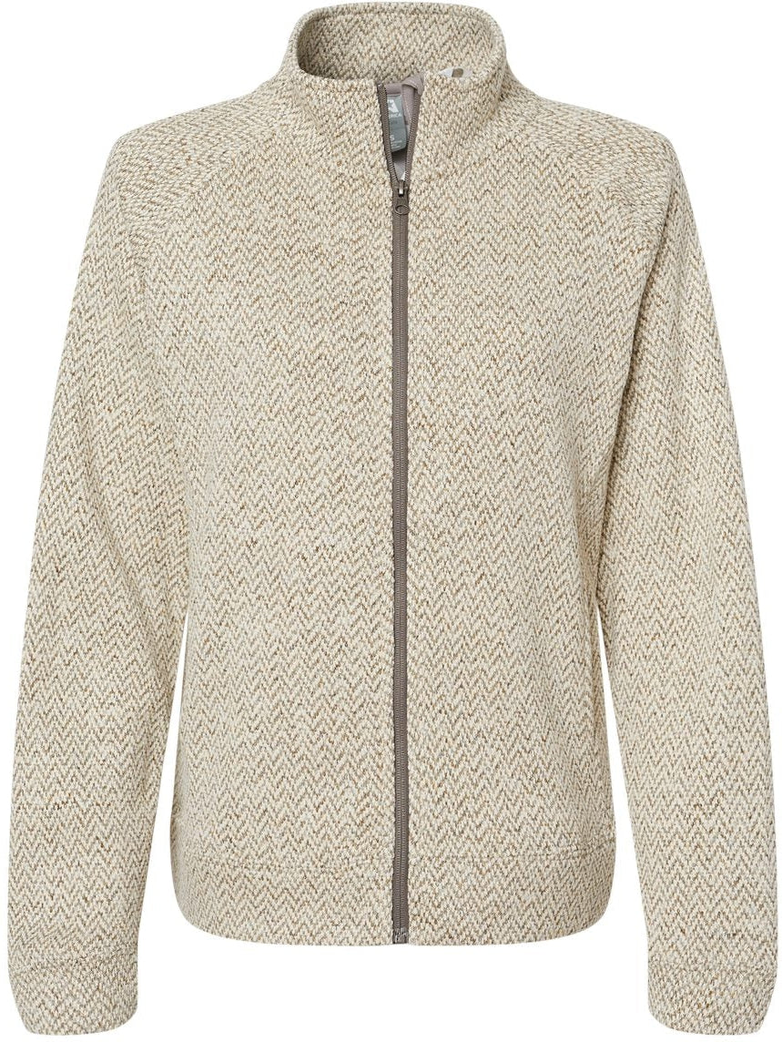 J America Ladies Traverse Full-Zip Sweatshirt