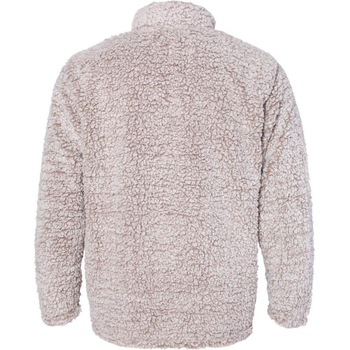 no-logo J. America Sherpa Quarter-Zip Pullover-Fleece-J. America-Thread Logic