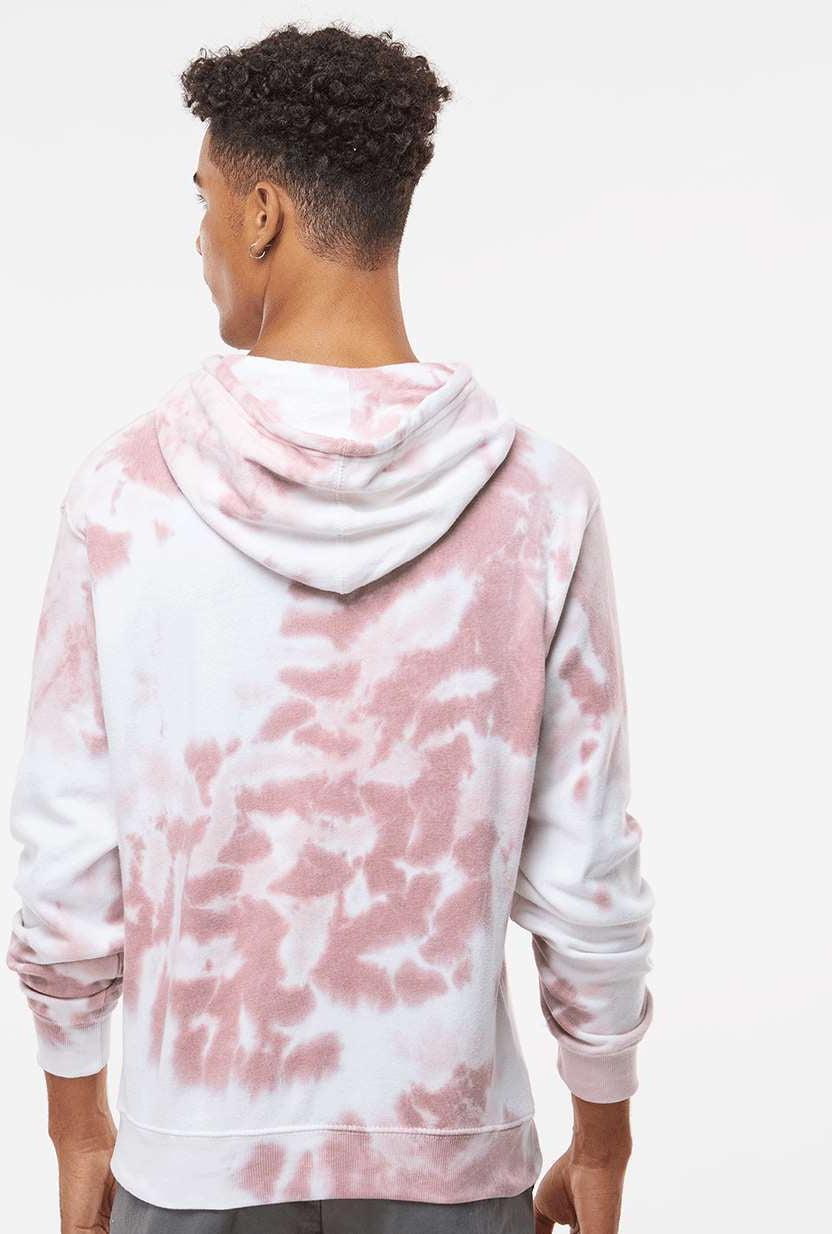 no-logo J. America Tie-Dyed Fleece Hooded Sweatshirt-J. America-Thread Logic