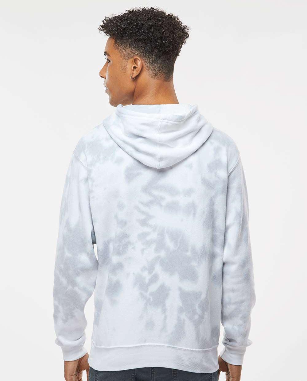 no-logo J. America Tie-Dyed Fleece Hooded Sweatshirt-J. America-Thread Logic