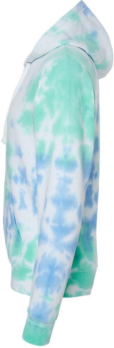 no-logo J. America Tie-Dyed Fleece Hooded Sweatshirt-J. America-Thread Logic