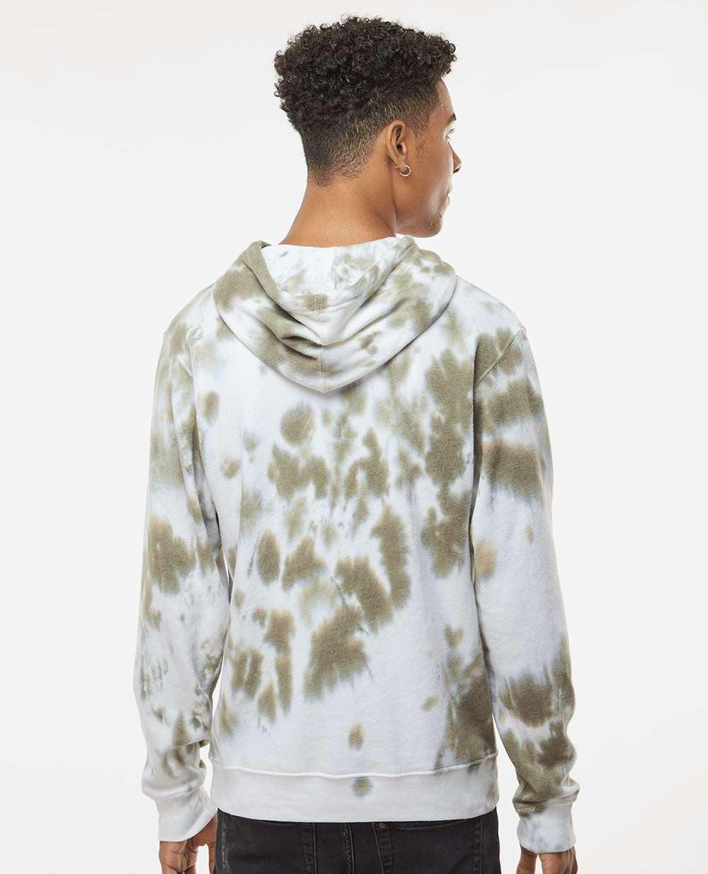 no-logo J. America Tie-Dyed Fleece Hooded Sweatshirt-J. America-Thread Logic