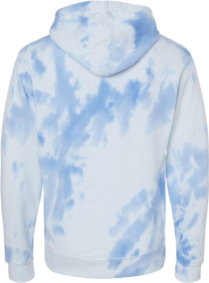 no-logo J. America Tie-Dyed Fleece Hooded Sweatshirt-J. America-Thread Logic