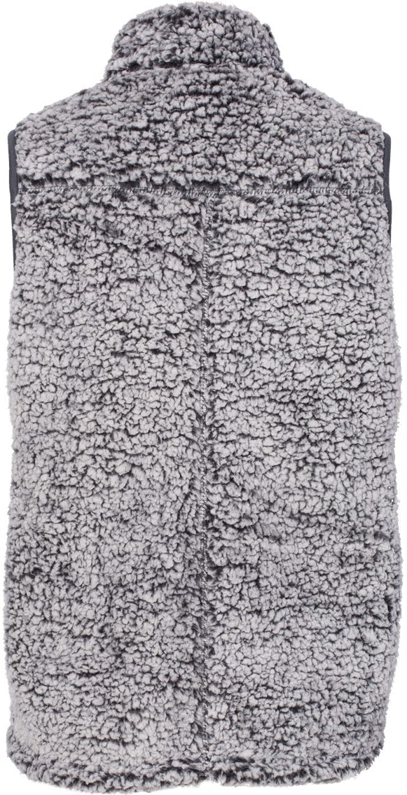 no-logo J. America Women’s Epic Sherpa Full-Zip Vest-Fleece-J. America-Thread Logic