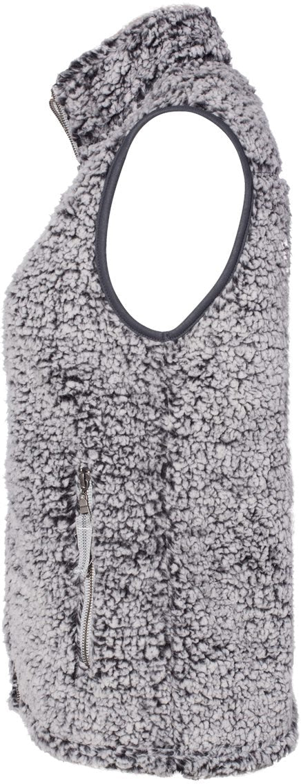 no-logo J. America Women’s Epic Sherpa Full-Zip Vest-Fleece-J. America-Thread Logic