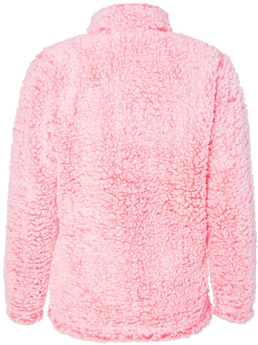 no-logo J. America Women’s Epic Sherpa Quarter-Zip Pullover-Fleece-J. America-Thread Logic