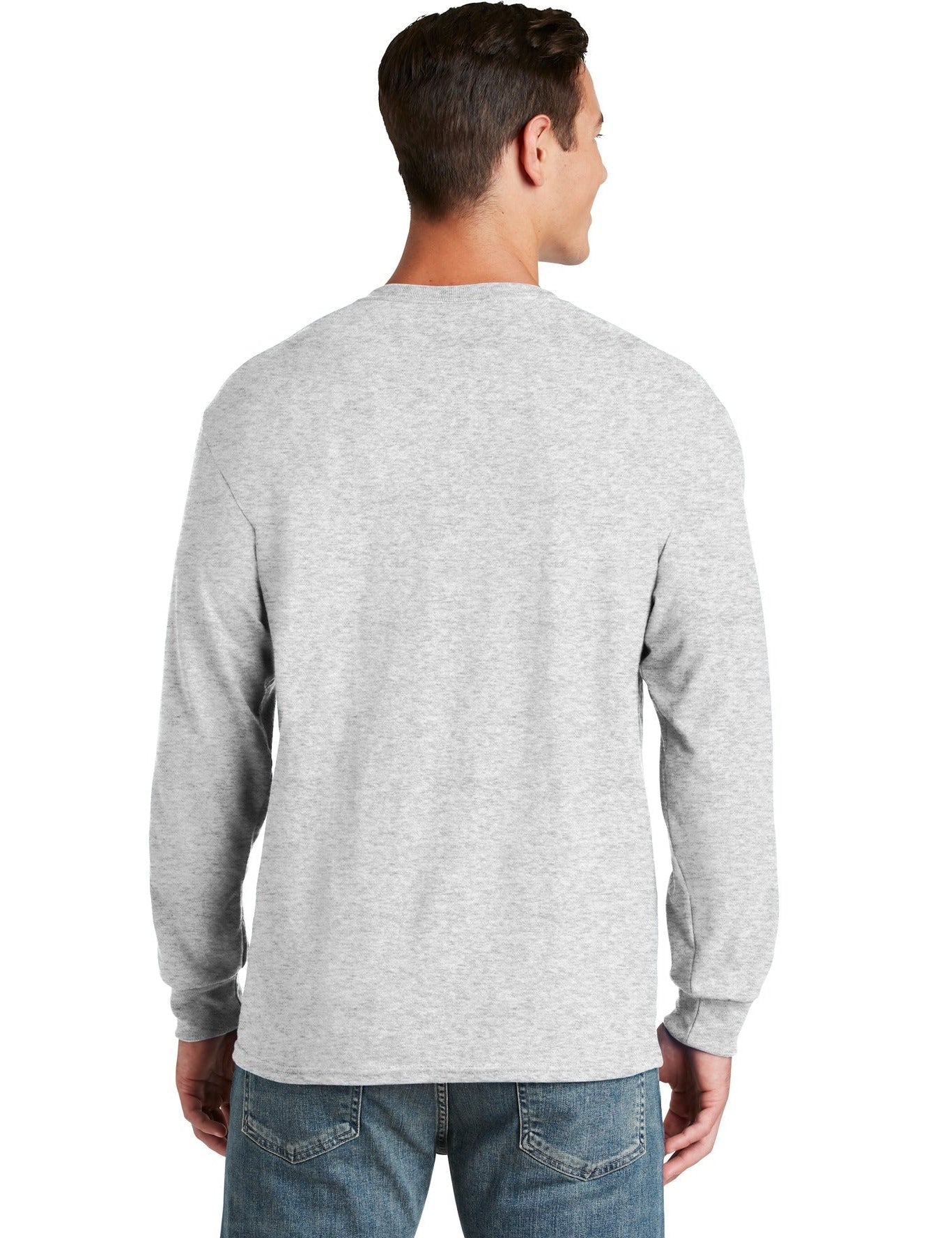 no-logo Jerzees Dri-Power 50/50 Cotton/Poly Long Sleeve T-Shirt-Regular-Jerzees-Thread Logic