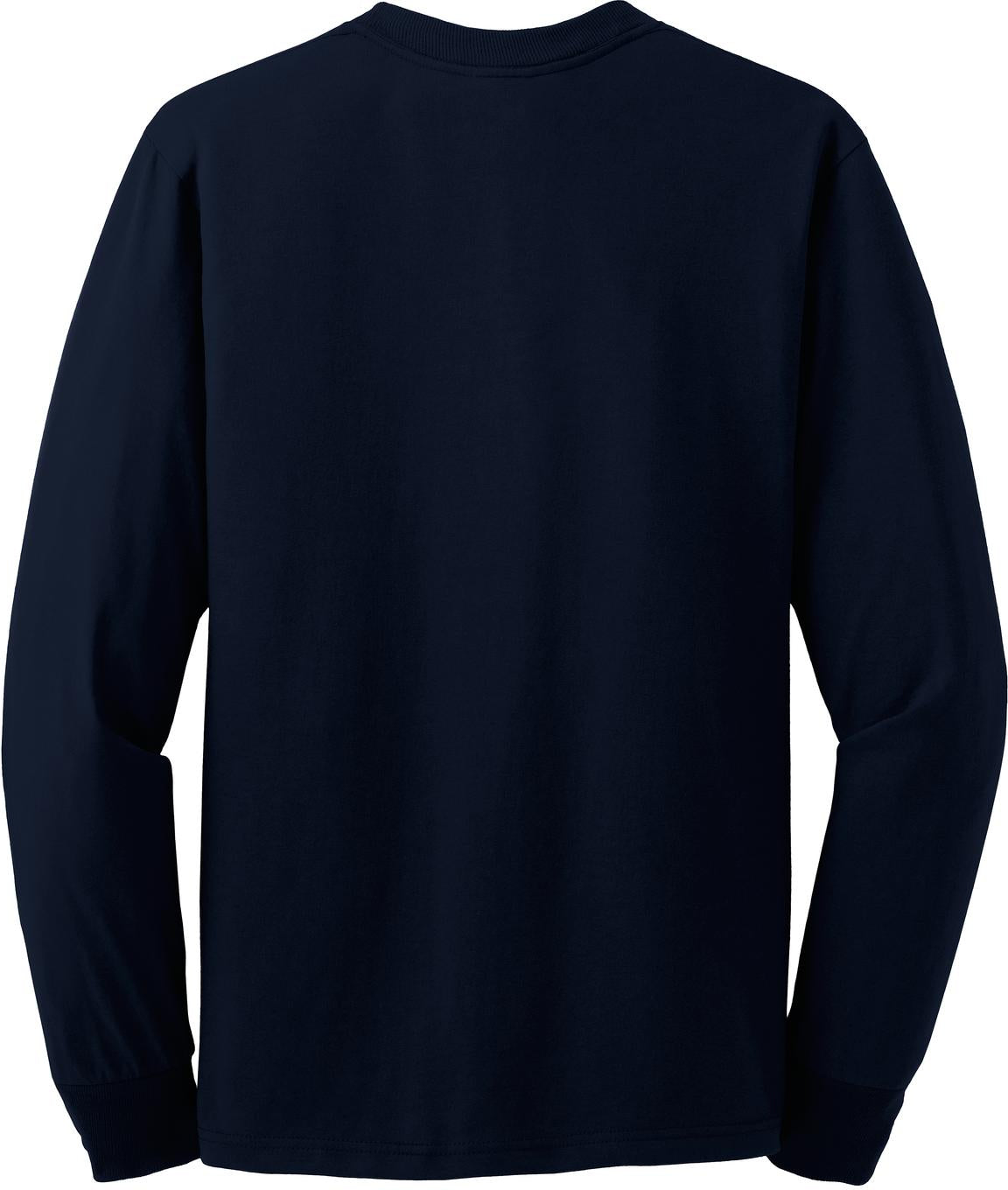 no-logo Jerzees Dri-Power 50/50 Cotton/Poly Long Sleeve T-Shirt-Regular-Jerzees-Thread Logic