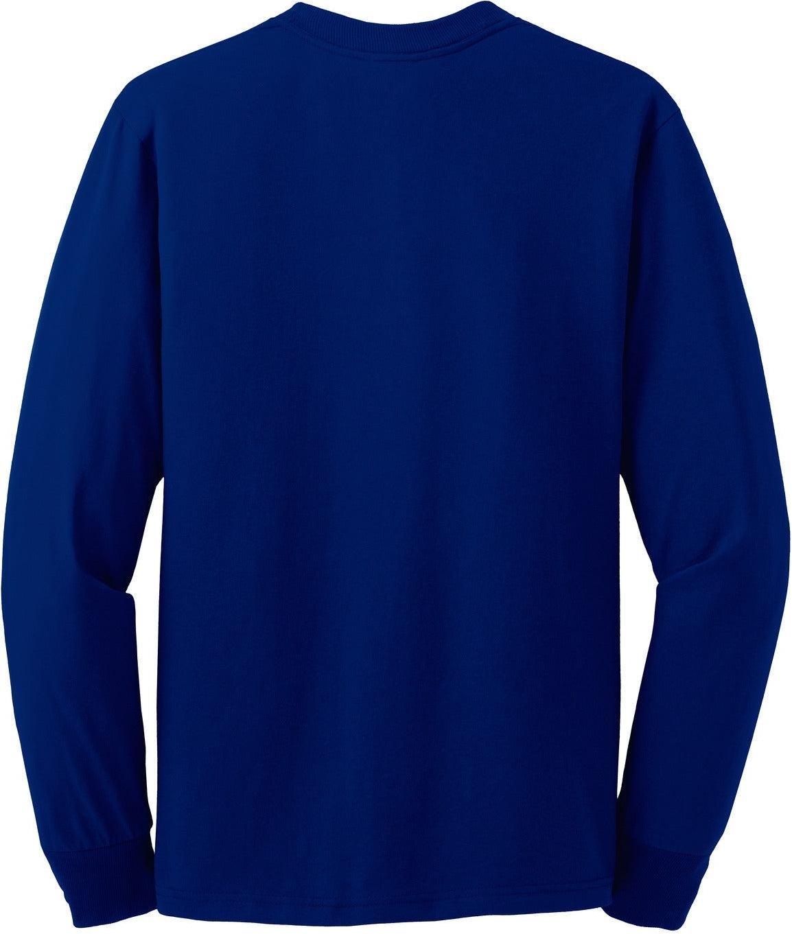 no-logo Jerzees Dri-Power 50/50 Cotton/Poly Long Sleeve T-Shirt-Regular-Jerzees-Thread Logic