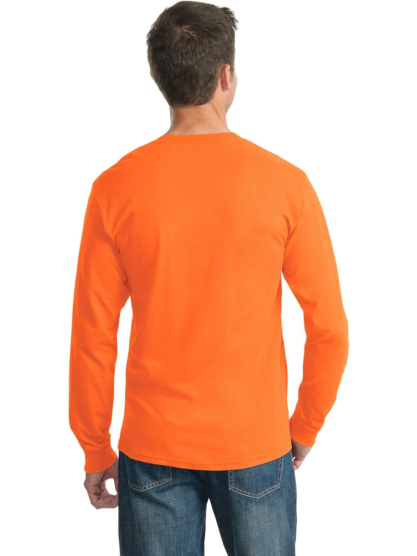 no-logo Jerzees Dri-Power 50/50 Cotton/Poly Long Sleeve T-Shirt-Regular-Jerzees-Thread Logic