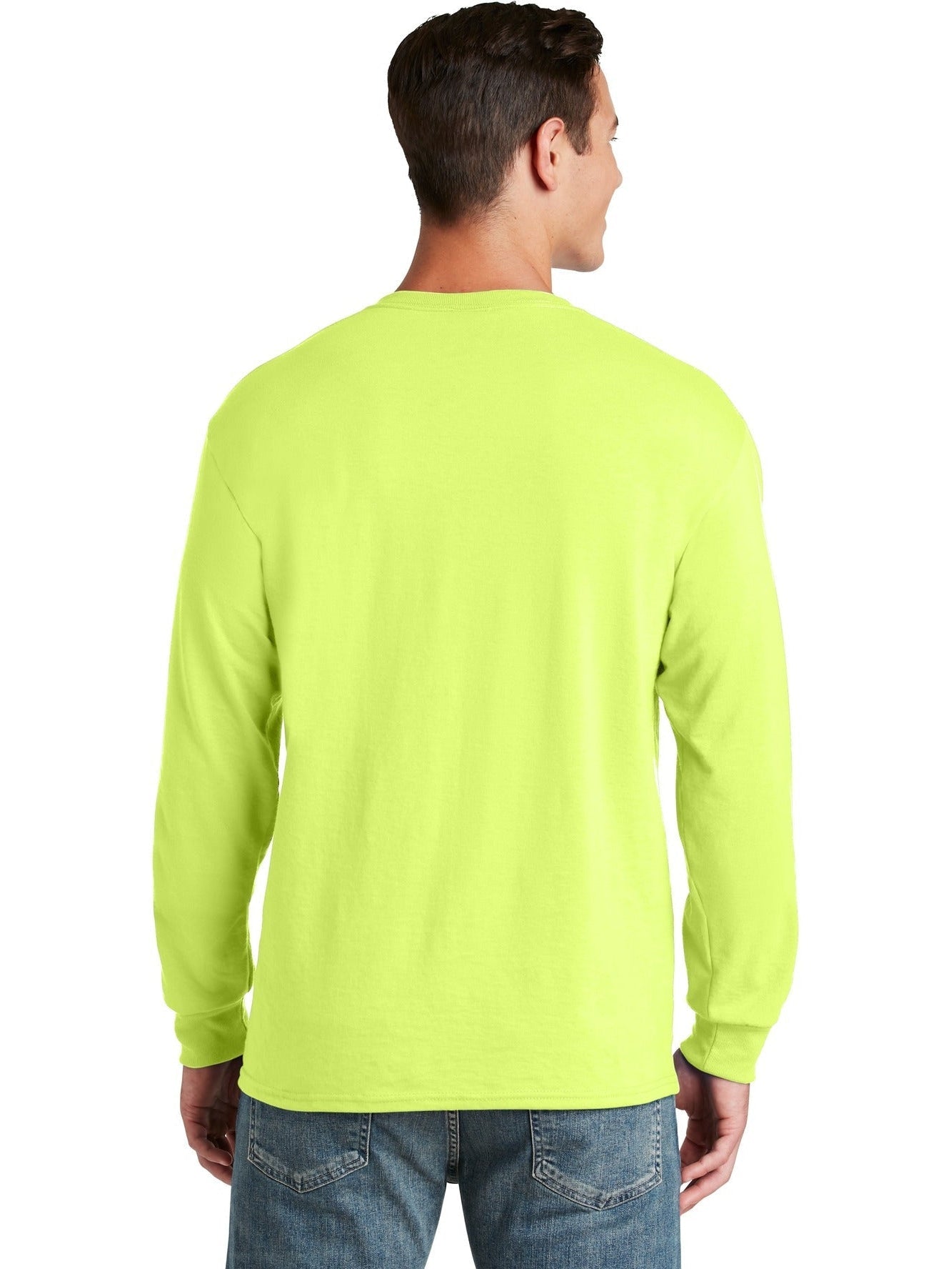 no-logo Jerzees Dri-Power 50/50 Cotton/Poly Long Sleeve T-Shirt-Regular-Jerzees-Thread Logic