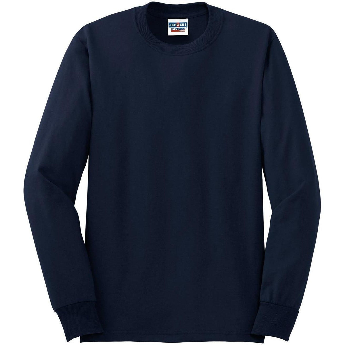 no-logo Jerzees Dri-Power 50/50 Cotton/Poly Long Sleeve T-Shirt