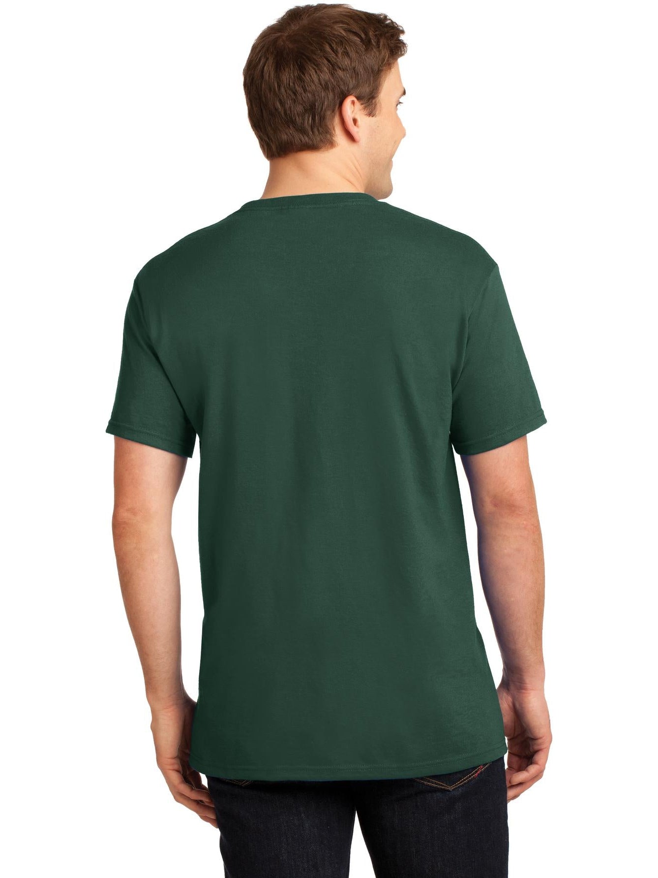 no-logo Jerzees Dri-Power Active 50/50 Cotton/Poly Pocket T-Shirt-Regular-Jerzees-Thread Logic