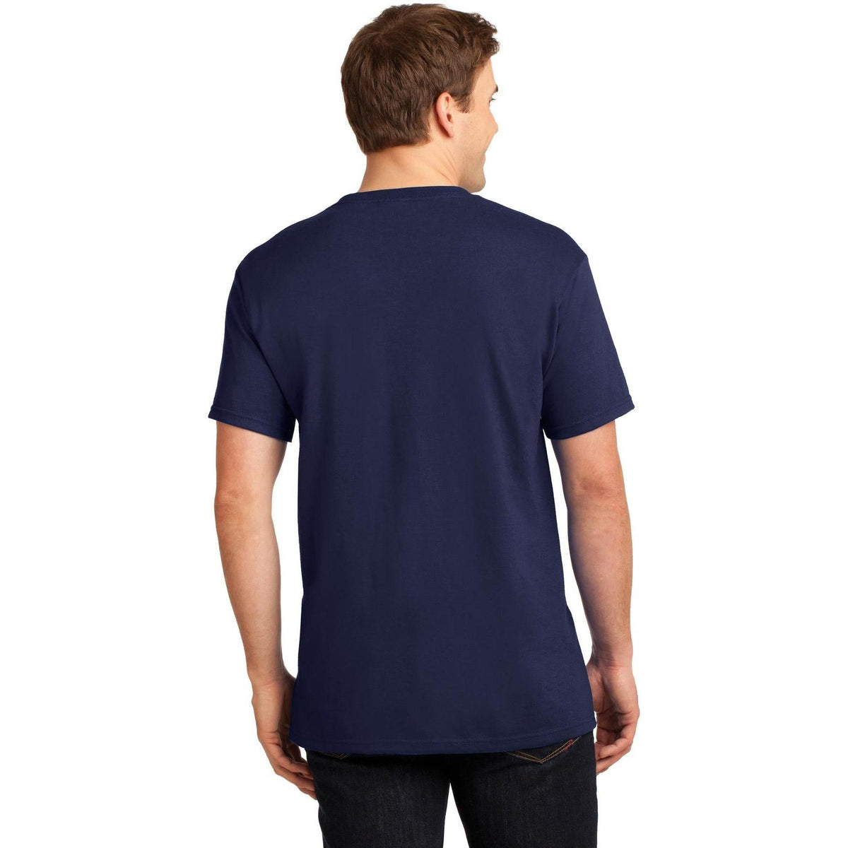no-logo Jerzees Dri-Power Active 50/50 Cotton/Poly Pocket T-Shirt-Regular-Jerzees-Thread Logic
