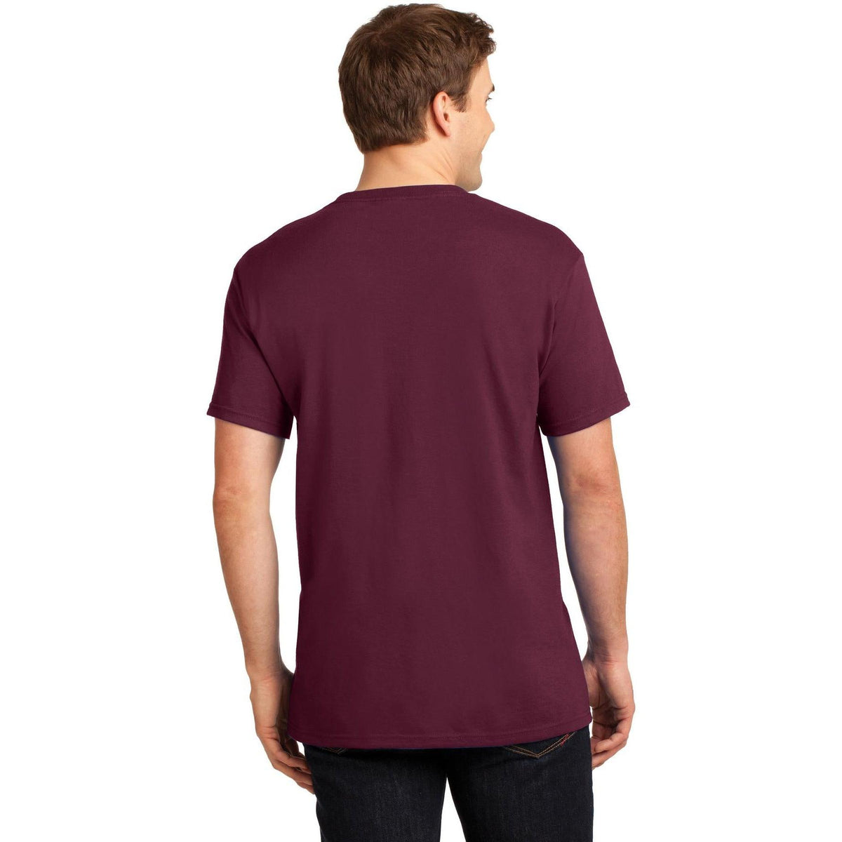 no-logo Jerzees Dri-Power Active 50/50 Cotton/Poly Pocket T-Shirt-Regular-Jerzees-Thread Logic