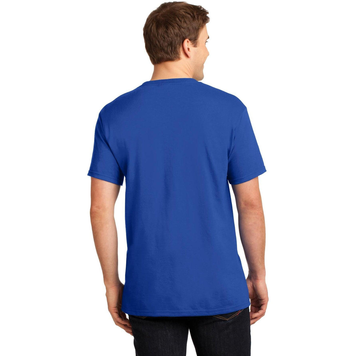 no-logo Jerzees Dri-Power Active 50/50 Cotton/Poly Pocket T-Shirt-Regular-Jerzees-Thread Logic