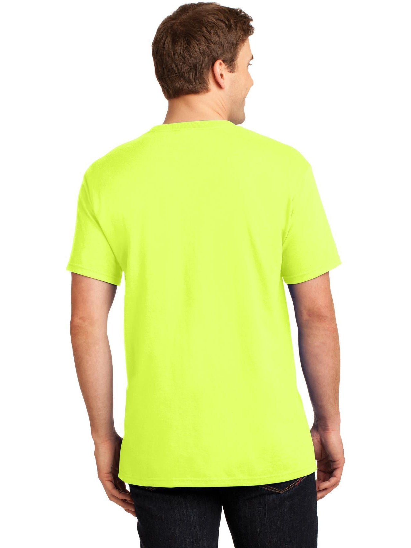 no-logo Jerzees Dri-Power Active 50/50 Cotton/Poly Pocket T-Shirt-Regular-Jerzees-Thread Logic