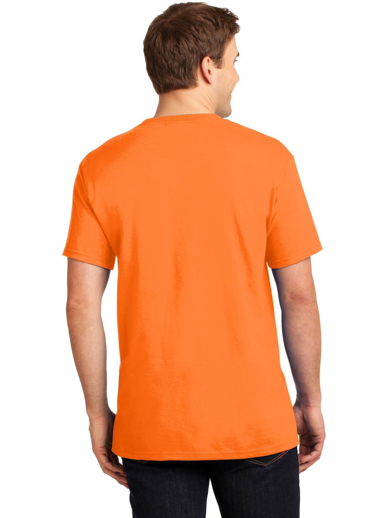 no-logo Jerzees Dri-Power Active 50/50 Cotton/Poly Pocket T-Shirt-Regular-Jerzees-Thread Logic
