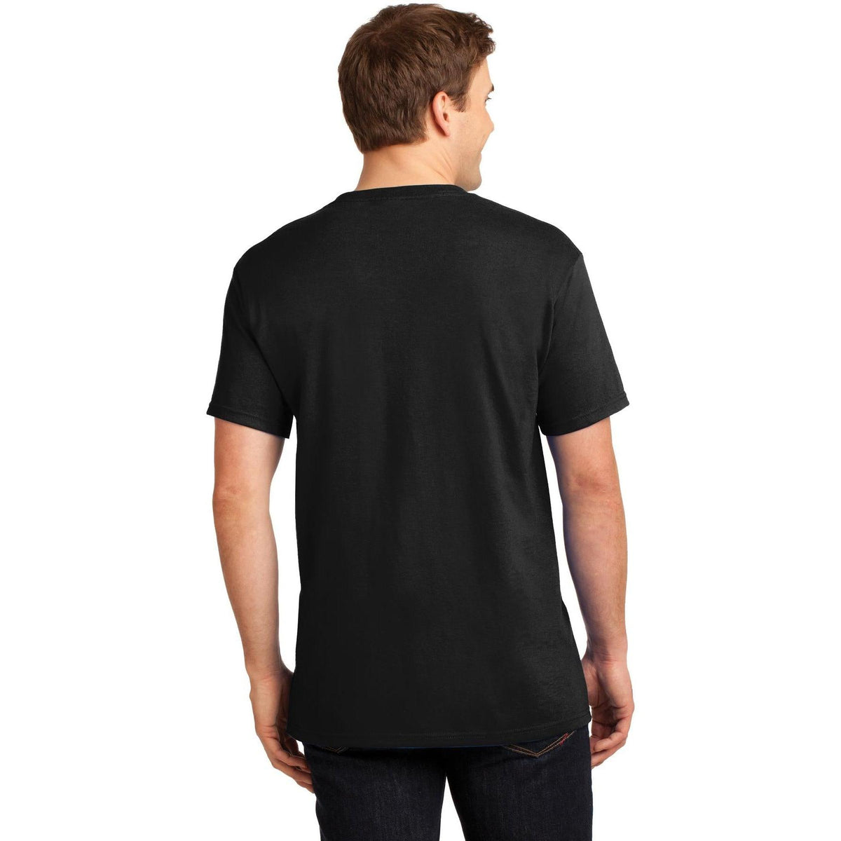 no-logo Jerzees Dri-Power Active 50/50 Cotton/Poly Pocket T-Shirt-Regular-Jerzees-Thread Logic