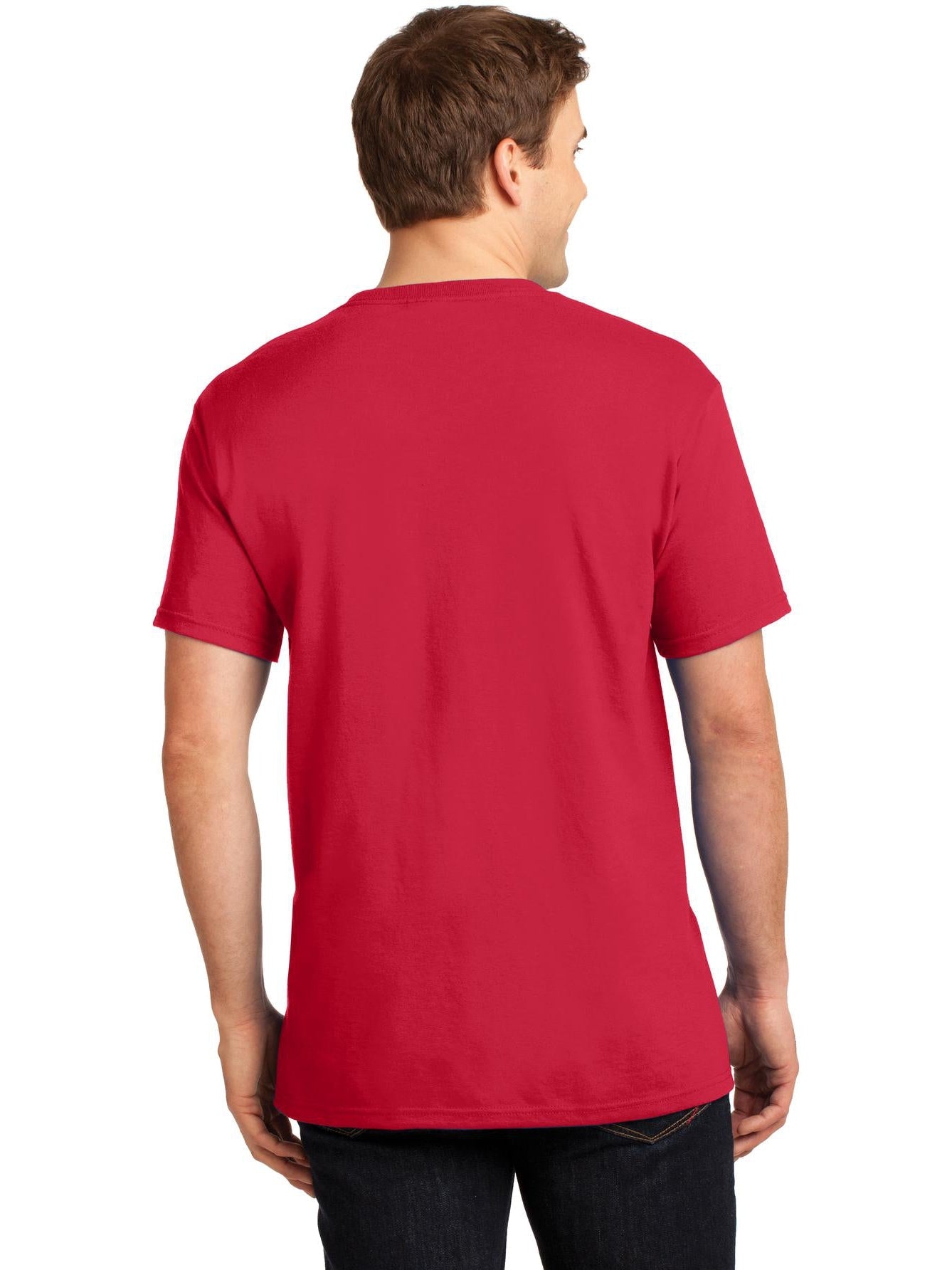 no-logo Jerzees Dri-Power Active 50/50 Cotton/Poly Pocket T-Shirt-Regular-Jerzees-Thread Logic