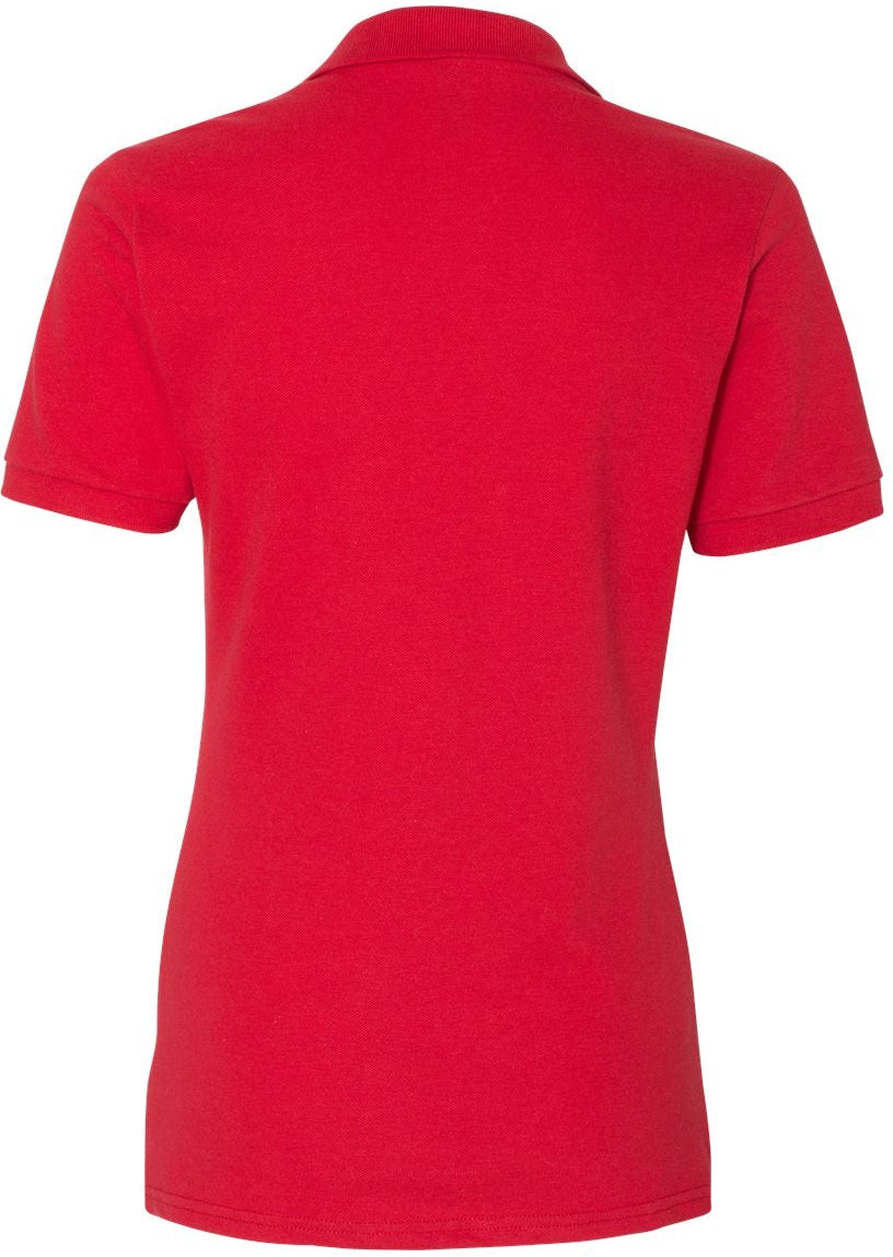 no-logo Jerzees Ladies 100% Ringspun Cotton Piqué Polo-Sport Shirts-JERZEES-Thread Logic
