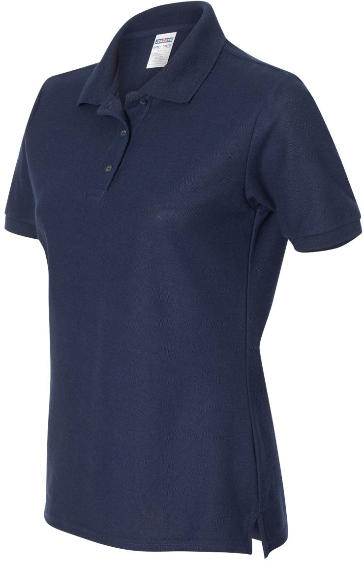 no-logo Jerzees Ladies Easy Care Polo-Ladies Polos-Jerzees-Thread Logic