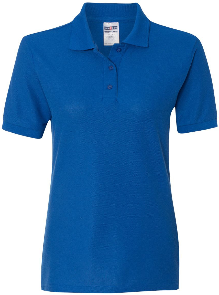 Jerzees Ladies Easy Care Polo-Ladies Polos-Jerzees-True Royal-S-Thread Logic