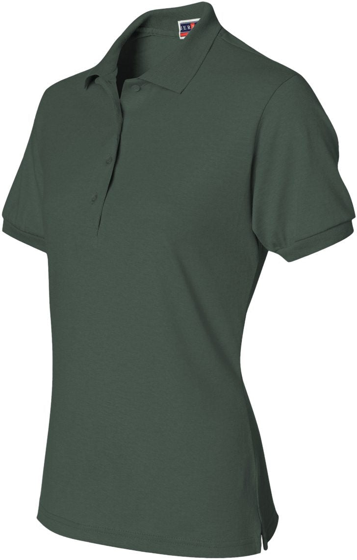 no-logo Jerzees Ladies Spotshield™ 50/50 Polo-Sport Shirts-JERZEES-Thread Logic