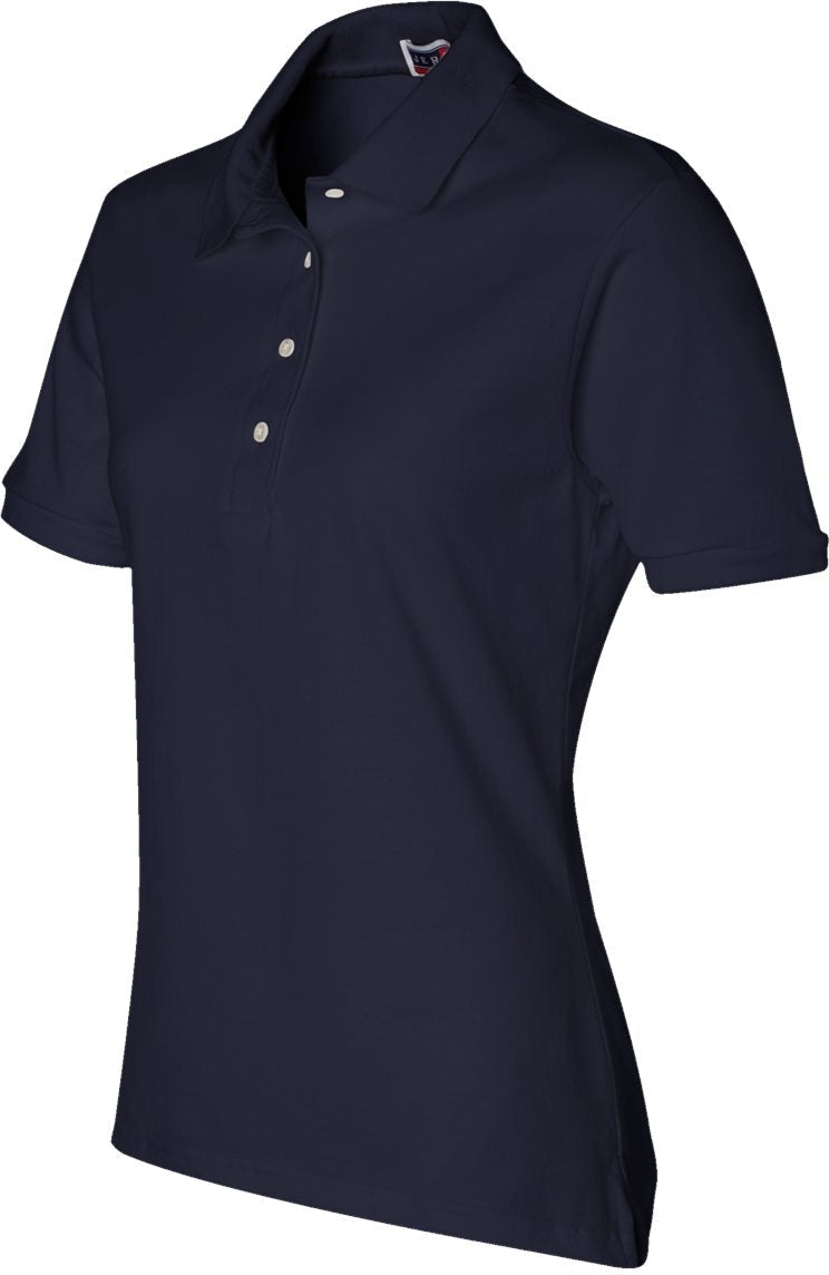 no-logo Jerzees Ladies Spotshield™ 50/50 Polo-Sport Shirts-JERZEES-Thread Logic