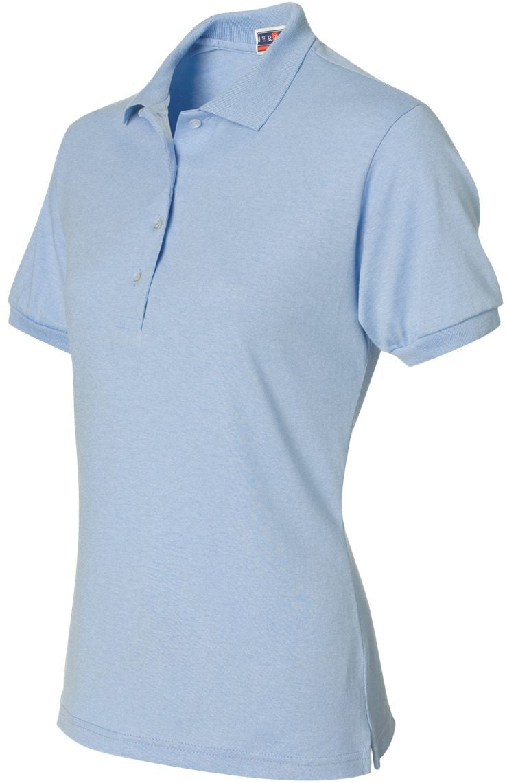 no-logo Jerzees Ladies Spotshield™ 50/50 Polo-Sport Shirts-JERZEES-Thread Logic