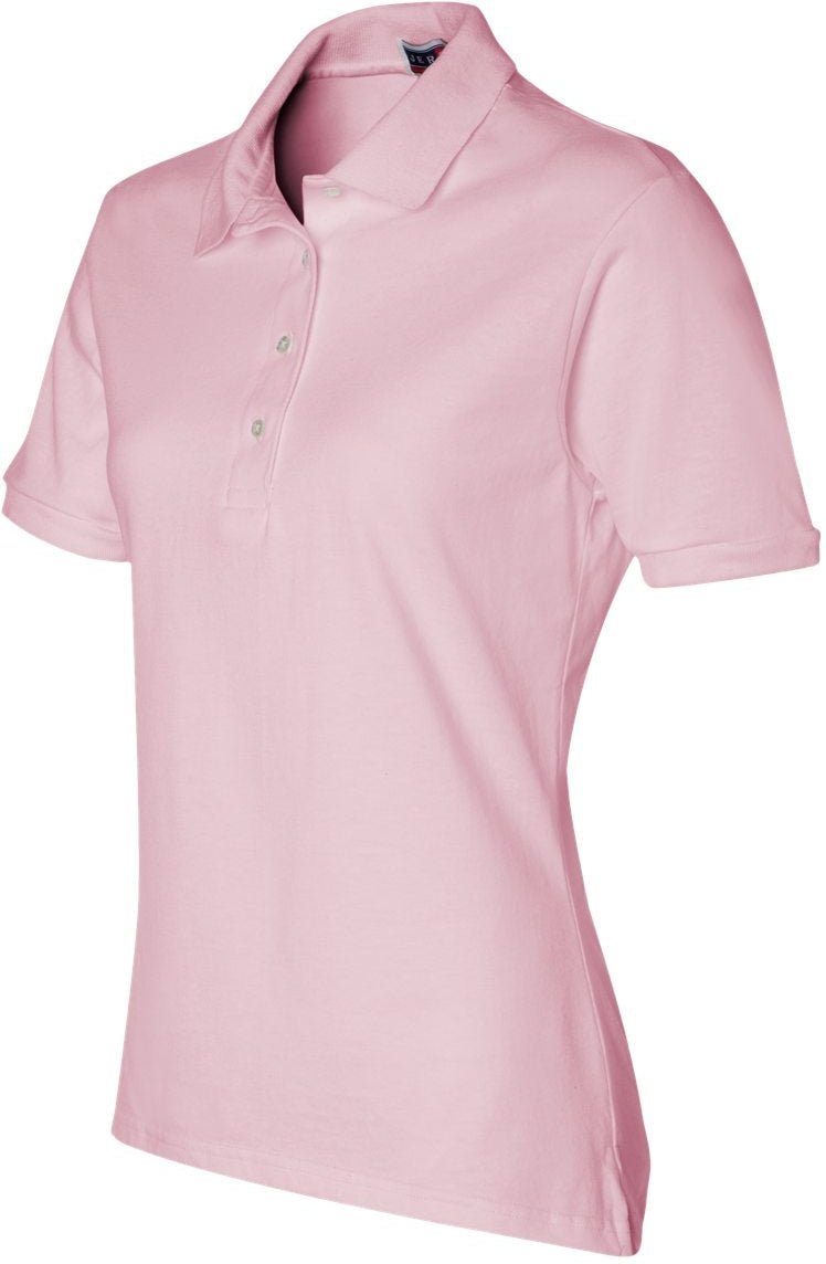 no-logo Jerzees Ladies Spotshield™ 50/50 Polo-Sport Shirts-JERZEES-Thread Logic