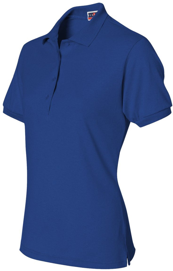 no-logo Jerzees Ladies Spotshield™ 50/50 Polo-Sport Shirts-JERZEES-Thread Logic