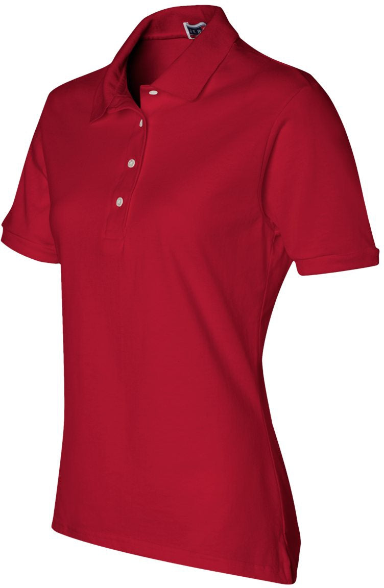 no-logo Jerzees Ladies Spotshield™ 50/50 Polo-Sport Shirts-JERZEES-Thread Logic