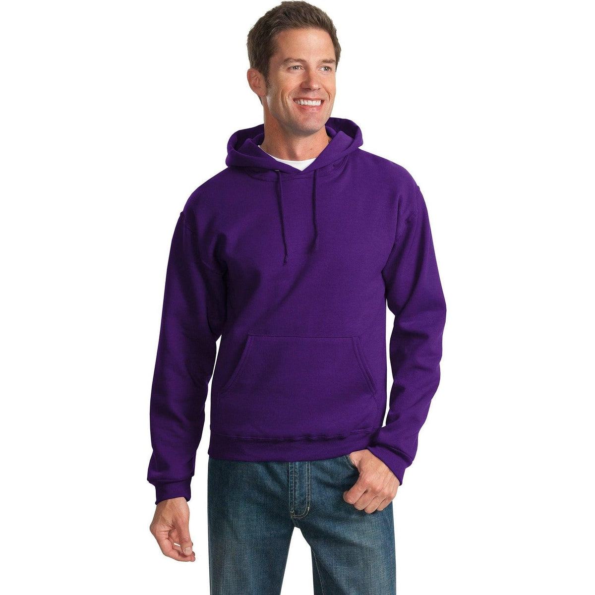 no-logo Jerzees NuBlend Pullover Hooded Sweatshirt-Regular-Jerzees-Thread Logic
